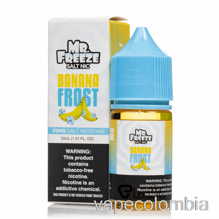 Vape Desechable Banana Frost - Mr Frozen Salts - 30ml 35mg